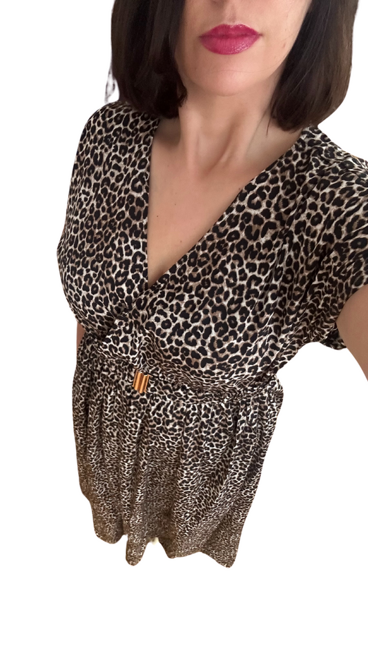 Robe NOÉE LEOPARD