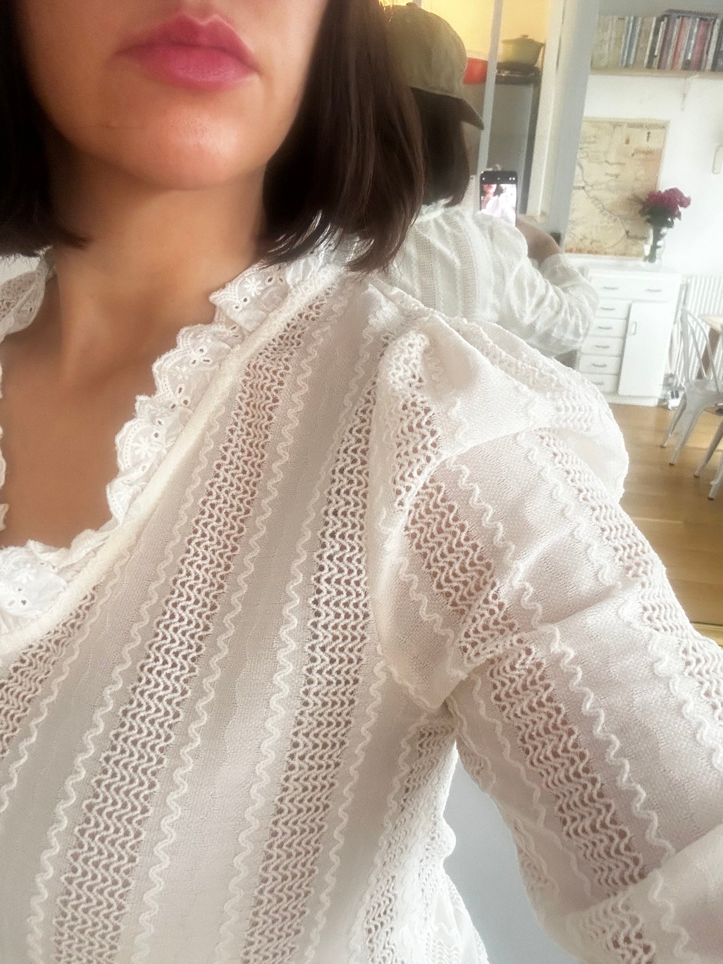 Blouse ALICE blanc